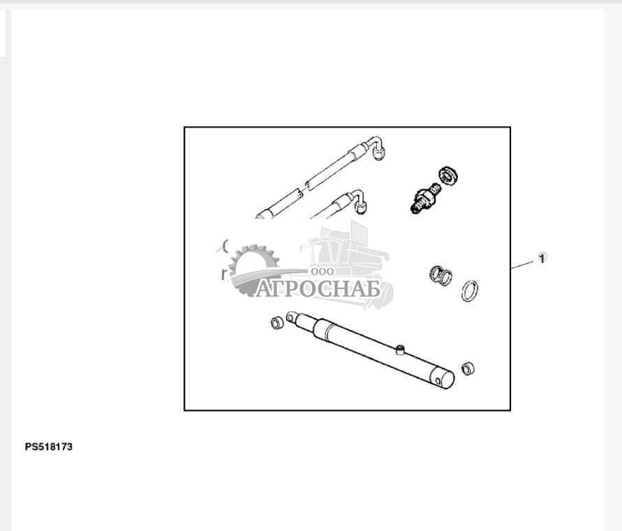 Attachment, Hydraullic Cylinder Assembly 